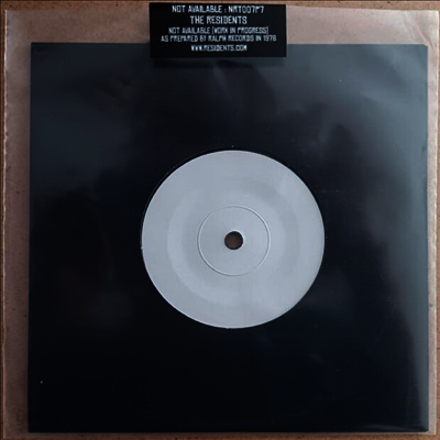 Residents - Not Available (Work in Progress)(7 inch Single LP)