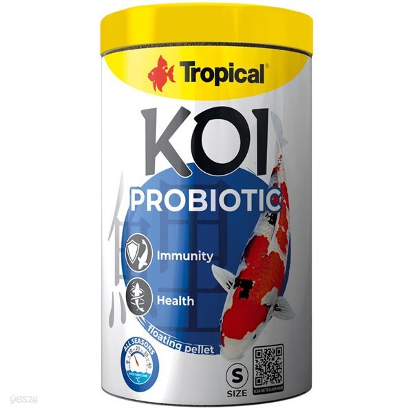 트로피칼 본사 - 비단잉어 프로바이오틱 펠릿 사이즈 S 1000ml/320g 신상 입고