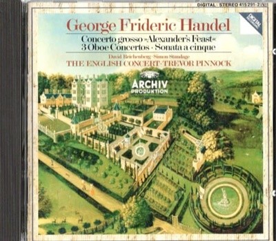 [수입] Handel - Concerto grosso "Alexander's Feast" / Concertos for Oboe & String Orchestra : Pinnock