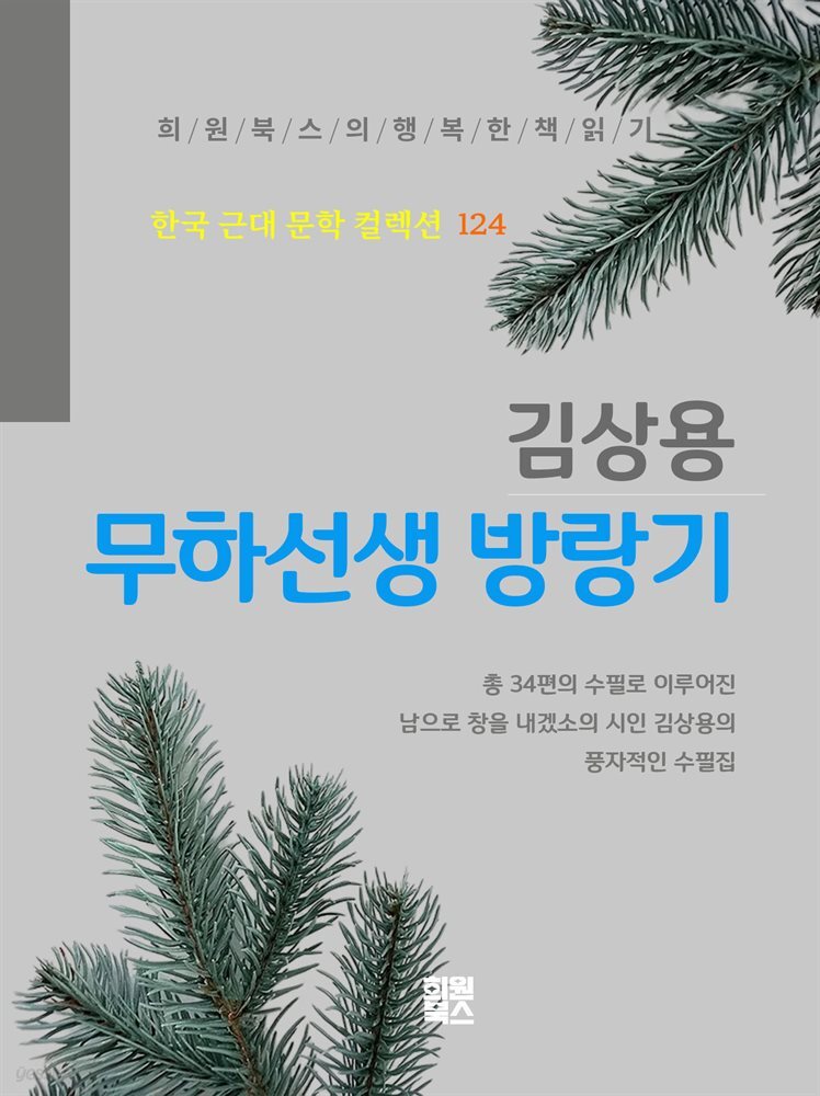 김상용 - 무하선생 방랑기