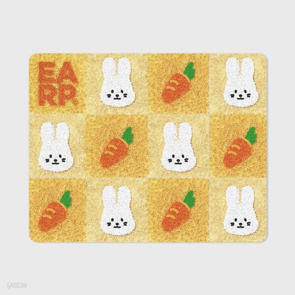 CHECKER BOARD CARROT POPO-YELLOW(마우스패드)