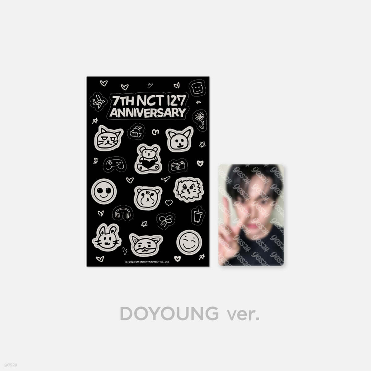 [NCT 127 7th Anniversary] 7주년 야광 스티커 & 포토카드 SET [도영 ver.] YES24