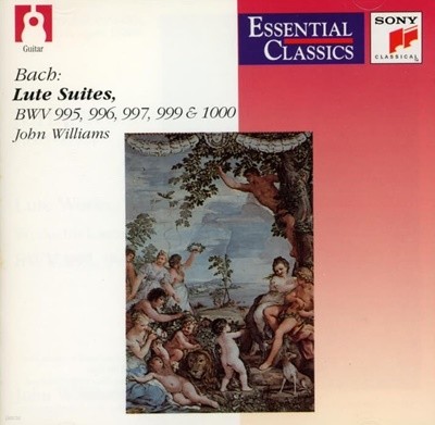 Bach : Lute Suites, Vol. I, BWV 995 (류트 모음곡) - 존 윌리암스 (John Williams)(유럽발매)
