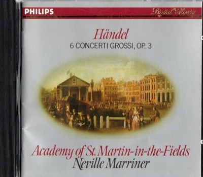 [수입] Handel - 6 Concerti Grossi Op.3 : Neville Marriner