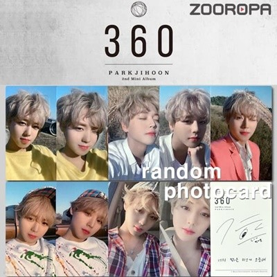 [새상품/1포토카드] 박지훈 PARK JIHOON 360 180 Degrees ver.