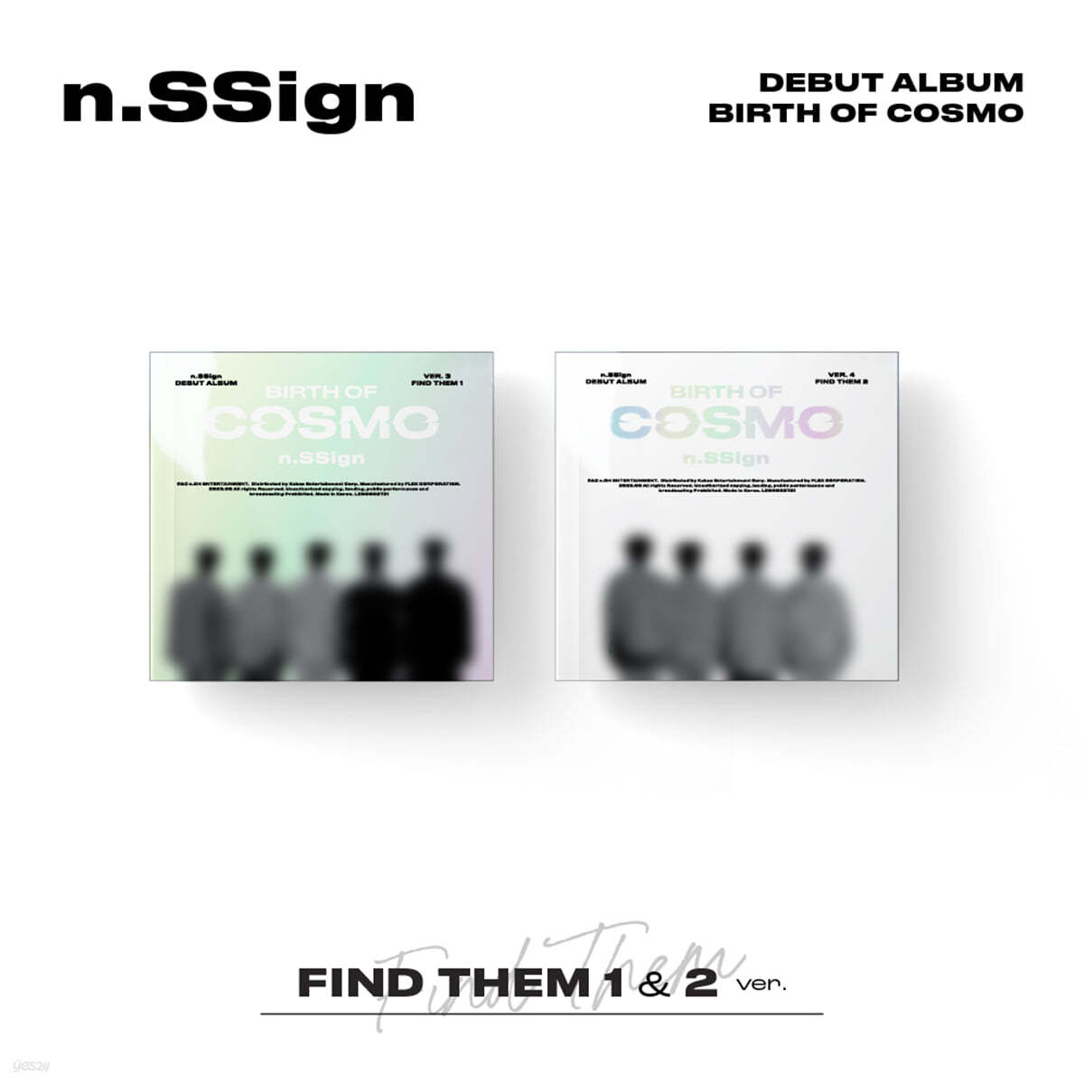 n.SSign (엔싸인) - n.SSign DEBUT ALBUM : BIRTH OF COSMO [FIND THEM ver.][2종 SET]