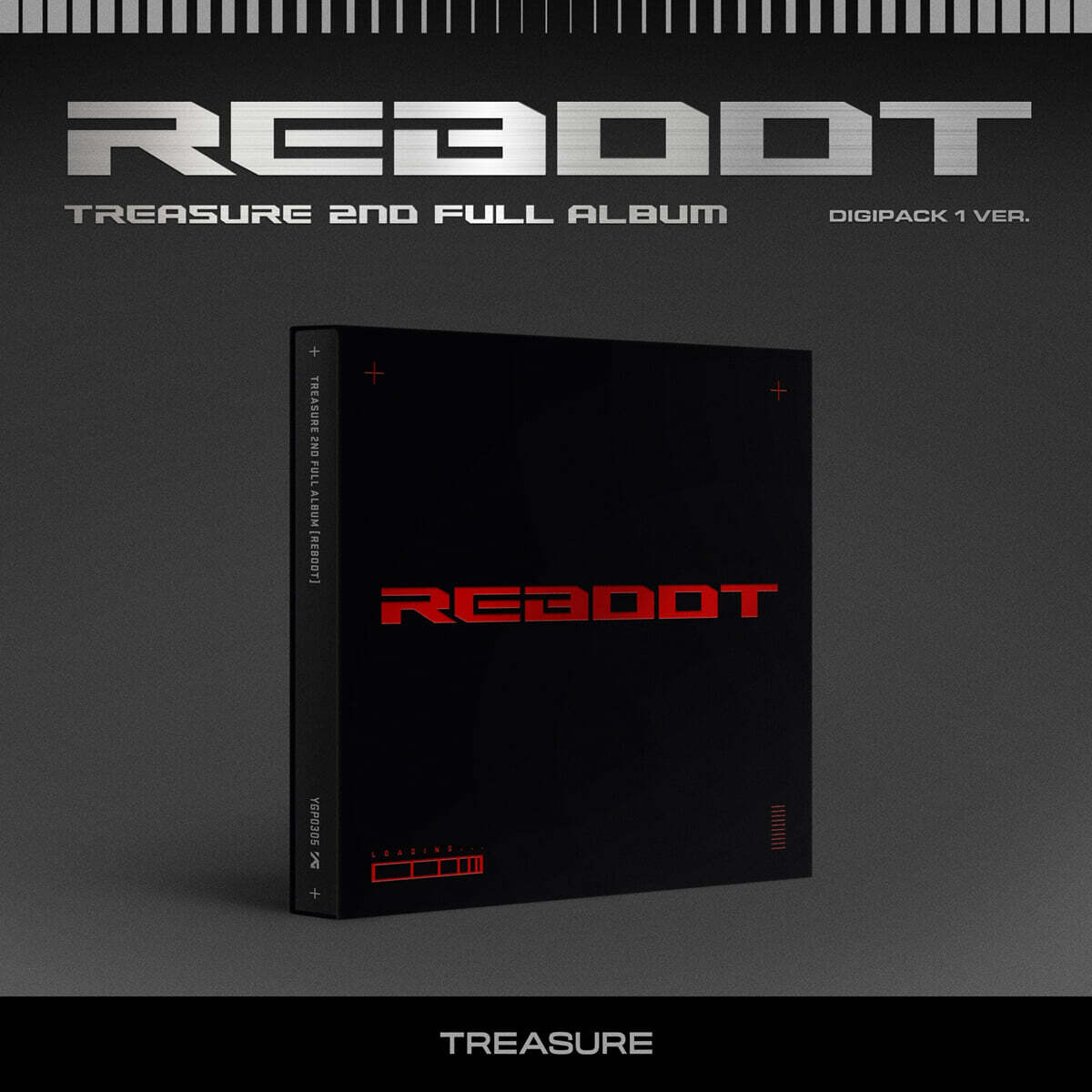 TREASURE (트레저) - TREASURE 2ND FULL ALBUM [REBOOT][DIGIPACK VER.][10종 중 1종 랜덤]