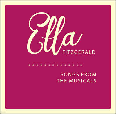 Ella Fitzgerald — Songs From The Musicals 앨범 커버