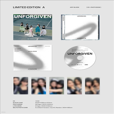  (Le Sserafim) - Unforgiven (Limited Edition - A)(CD+Photobook)(̱ݿ)(CD)