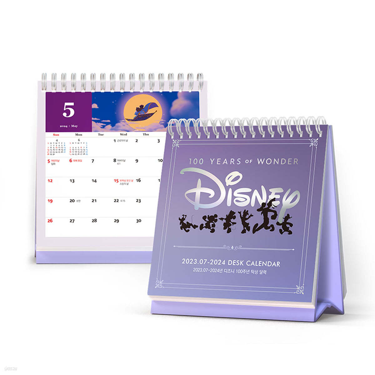 2023년 7월-2024년 디즈니 100주년 탁상 달력 (18개월)