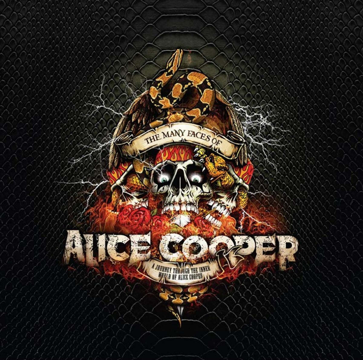 앨리스 쿠퍼 모음집 (The Many Faces Of Alice Cooper) [앰버 마블 컬러 2LP]