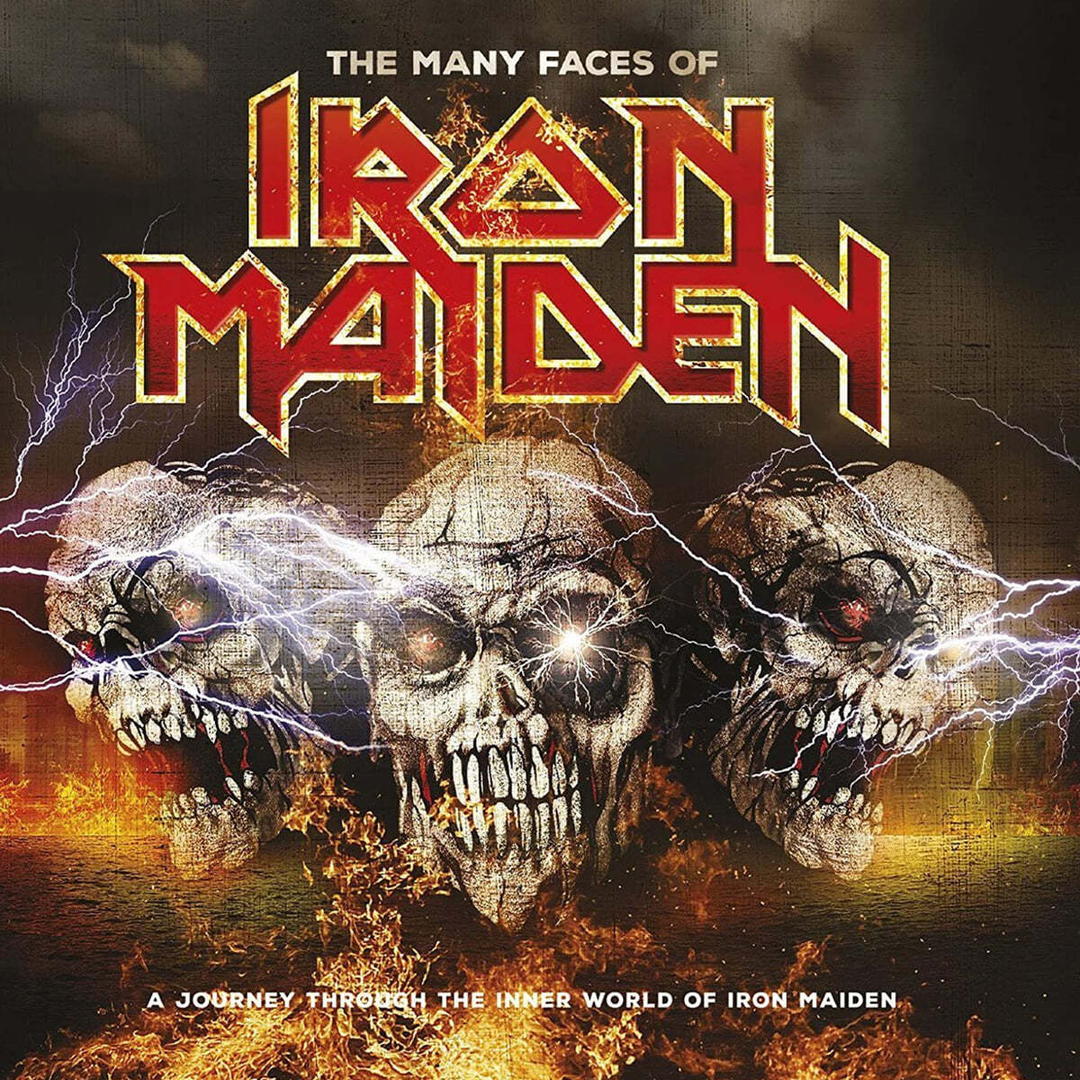 아이언 메이든 모음집 (The Many Faces Of Iron Maiden) [옐로우 &amp; 레드 컬러 2LP]