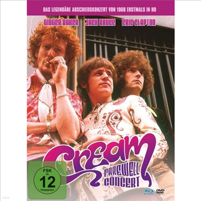 Cream - The Farewell Concert 1968 (Blu-ray+DVD)(Blu-ray)(2023)