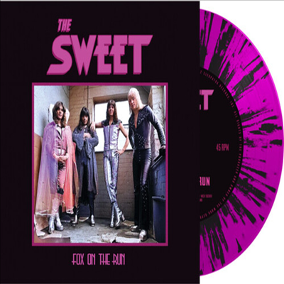 Sweet - Fox On The Run (7 inch Pink/ Black Splatter LP)