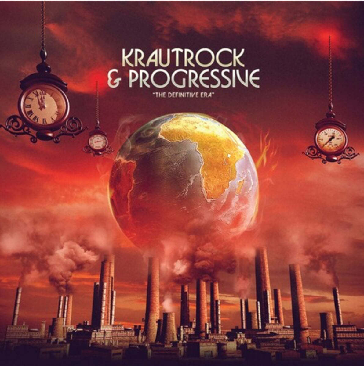 크라우트 록과 프로그레시브 록 컴필레이션 (Krautrock & Progressive "The Definitive Era") [레드 & 블랙 마블 컬러 2LP]