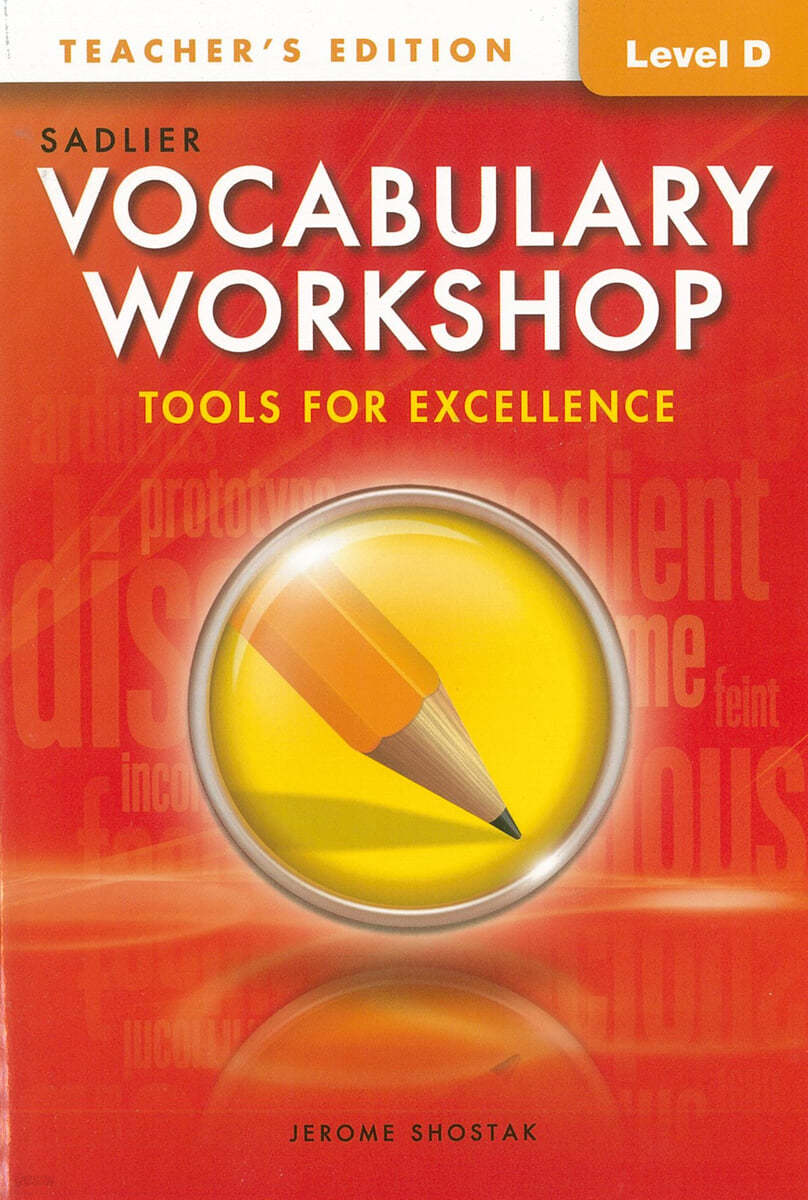 Voca Workshop Tools for Excellence Teacher's Edition D (G-9)