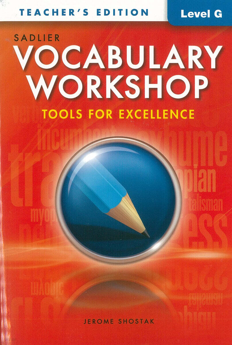 Voca Workshop Tools for Excellence Teacher's Edition G (G-12)