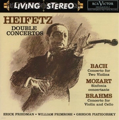 Bach , Mozart  - 더블 콘체르토 & 바흐 : 2대의 바이올린을 위한 협주곡 외 - 하이페츠 (Jascha Heifetz)