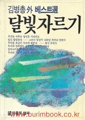 1985년초판 김병총 외 베스트선 달빛자르기