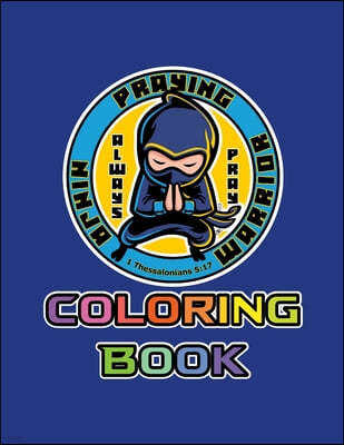 Praying Ninja Warrior Coloring Book