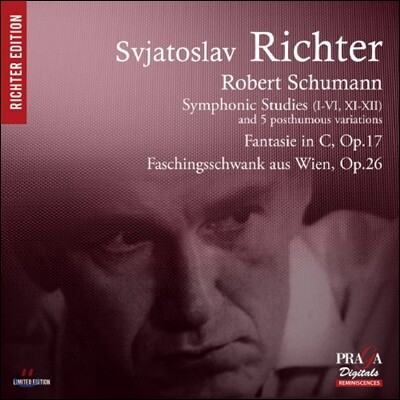 Svjatoslav Richter 슈만 : 교향적 연습곡, 환상곡 (Schumann: Etudes symphonique)