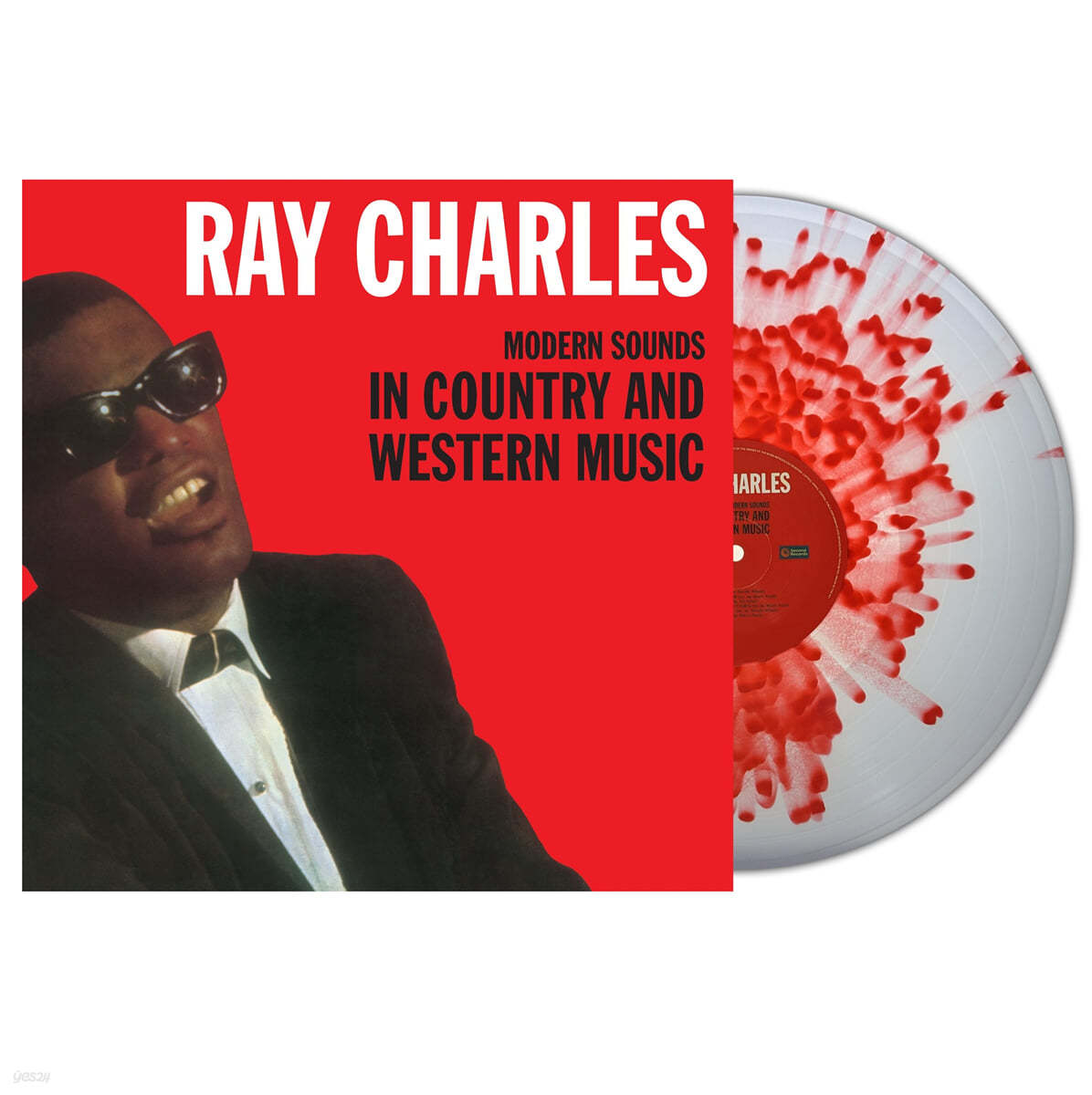 Ray Charles (레이 찰스) - Modern Sounds In Country And Western Music [투명 레드 스플래터 컬러 LP]