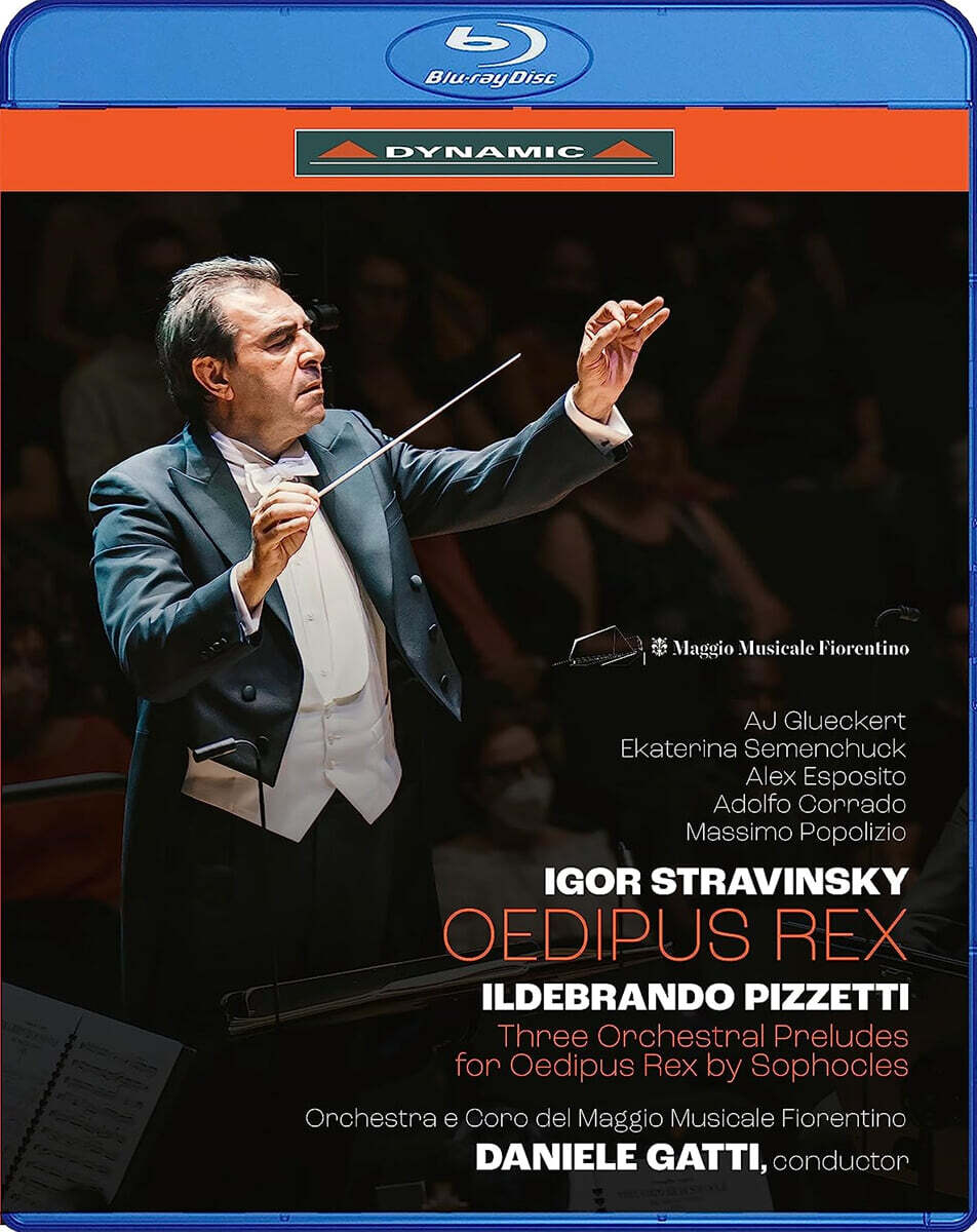 Daniele Gatti 피체티: 세 개의 오케스트라 전주곡 / 스트라빈스키: 오이디푸스 렉스 (Stravinsky: Oedipus Rex / Pizzetti: Per L'Edipo Re Di Sofocle)