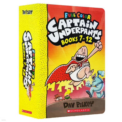 Captain Underpants #7~#12 Box Set (Color Edition)