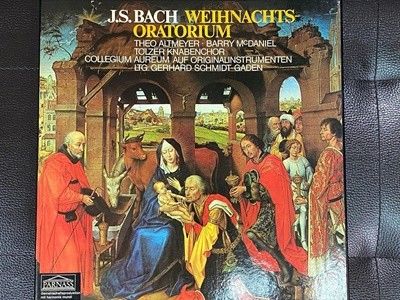 [LP] 게르하르트 슈미트 가덴 - Gerhard Schmidt-Gaden - Bach Christmas Oratorio 3Lps [박스반] [독일반]