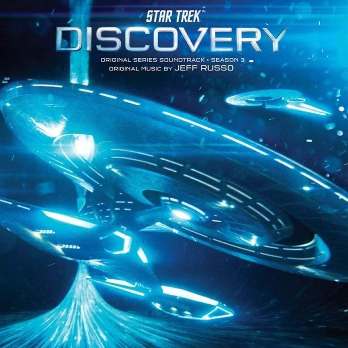 스타 트랙: 디스커버리 시즌3 드라마음악 (Star Trek: Discovery Season 3 OST by Jeff Russo) [블루 &amp; 화이트 마블 컬러 2LP]