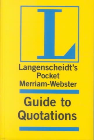 Merriam-Webster Pocket Guide to Quotations