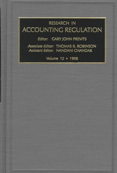 Research in Accounting Regulation 1998