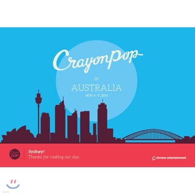 크레용팝 첫 번째 화보집 : Crayon Pop in Australia [일반 버전]