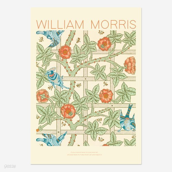 윌리엄모리스 빈티지 패턴 포스터 - WM13
