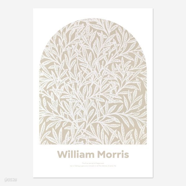 윌리엄모리스 빈티지 패턴 포스터 - WM08