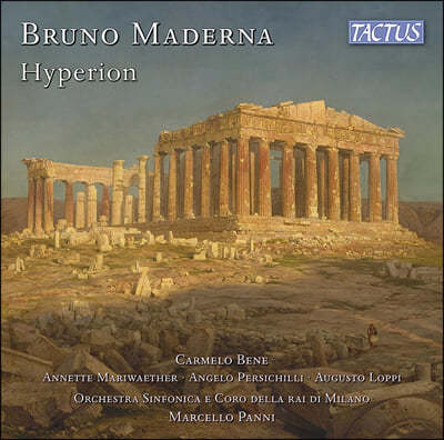 Carmelo Bene : '丮' (Bruno Maderna: Hyperion)