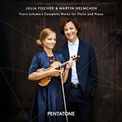 Julia Fischer / Martin Helmchen Ʈ: ̿ø ҳŸ  (Schubert Complete Works For Violin and Piano)