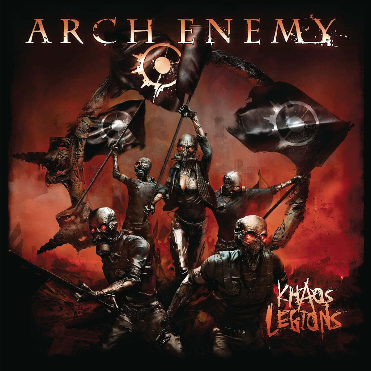 Arch Enemy (아치 에너미) - Khaos Legions [오렌지 컬러 LP]