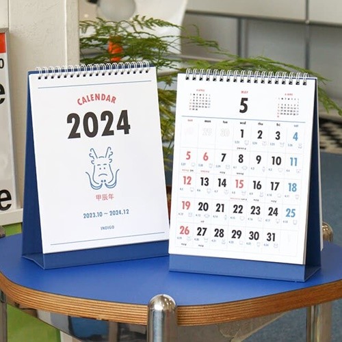 2024 루나 옛날 탁상 달력 (데스크 캘린더)