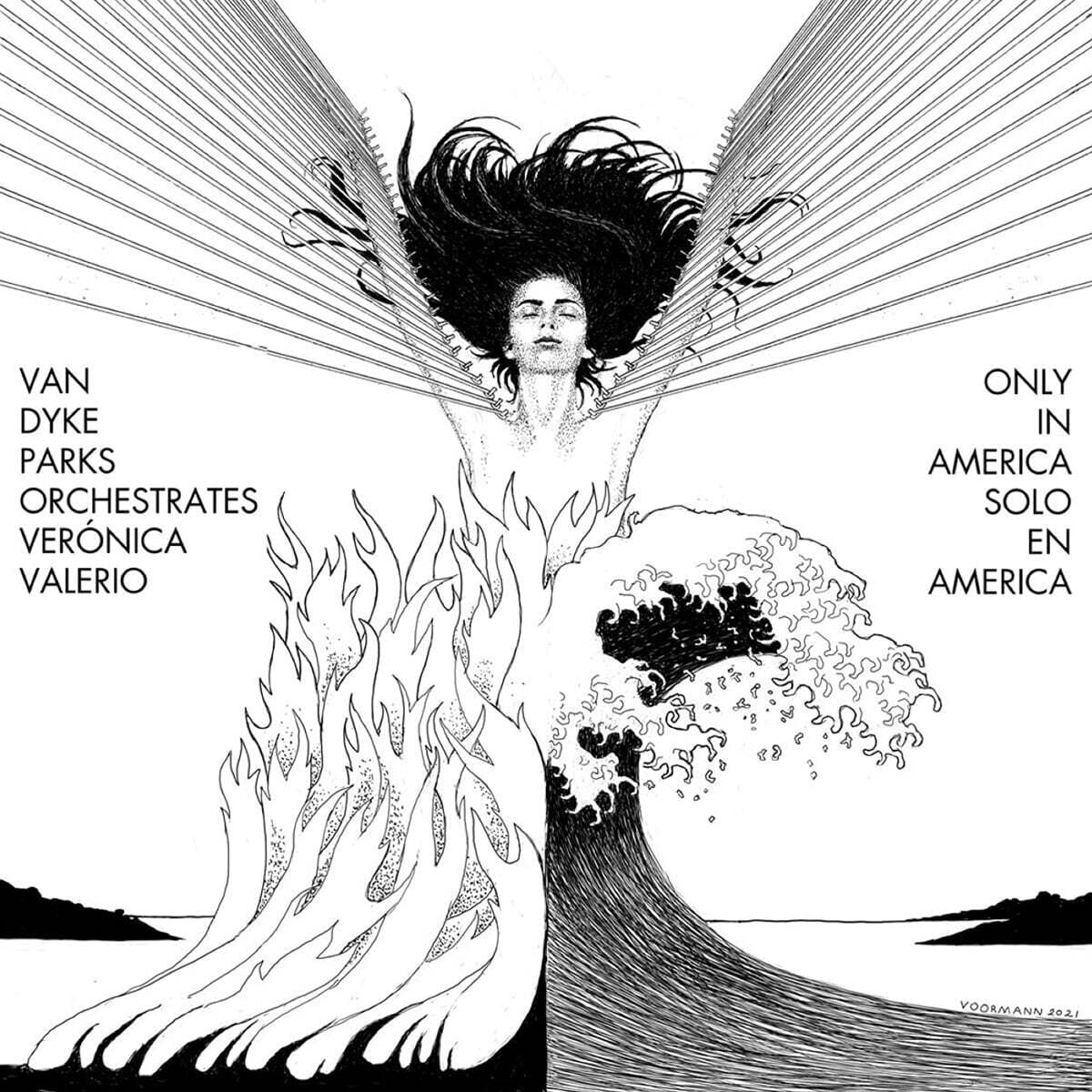 Van Dyke Parks Orchestrates Veronica Valerio - Only In America Solo En America [10인치 Vinyl]