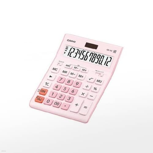 [카시오] 계산기 GR-12C-PK (핑크)