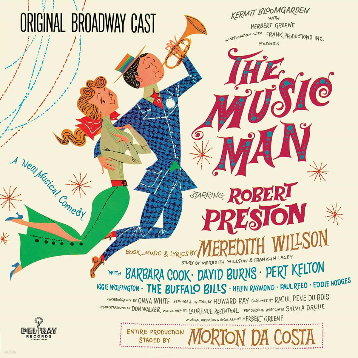 뮤직 맨 뮤지컬 음악 (The Music Man OST by Original Broadway Cast) [LP]