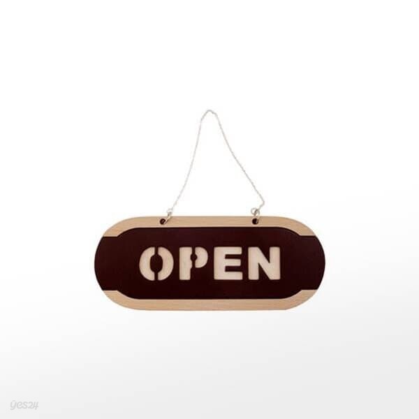 [아트사인] 프레이트 6702 (218x90x10T걸이용양면우드Open&amp;Closed(소))