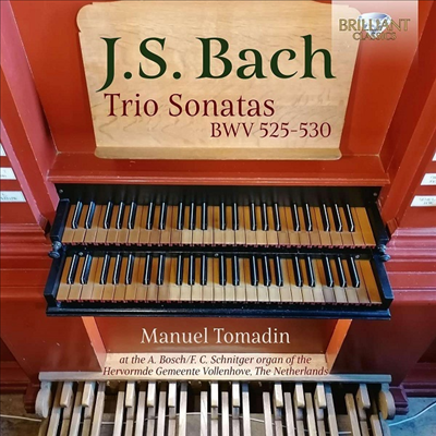 : Ʈ ҳŸ (Bach: Trio Sonatas BWV 525-530)(CD) - Manuel Tomadin