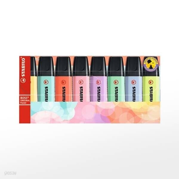 [스타빌로] 형광펜 보스오리지널파스텔세트 (8색)