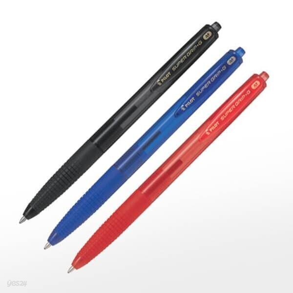 [파이롯트] 유성펜 슈퍼그립G 노크식 (1.0mm) - 예스24
