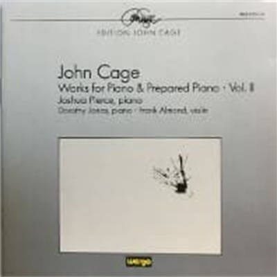 John Cage, Joshua Pierce~, / Works For Piano & Prepared Piano · Vol. II (1944-1958) (수입/WER6015750)