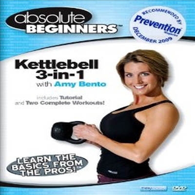 Absolute Beginners: Kettlebell 3 in 1 With Amy Bento (ۼַƮ  : ĿƲ   ) (ڵ1)(ѱ۹ڸ)(DVD)