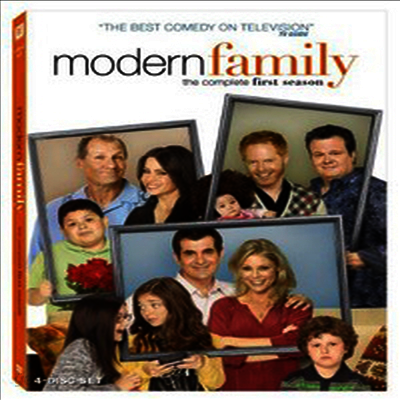 Modern Family: The Complete First Season (모던 패밀리: 컴플리트 시즌 1) (지역코드1)(한글무자막)(4DVD Boxset) (2009)