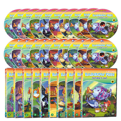 The Rainbow Fish 무지개 물고기 20종세트 (DVD10종+오디오CD10종)